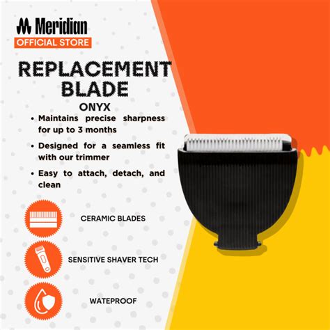 meridian replacement blades|More.